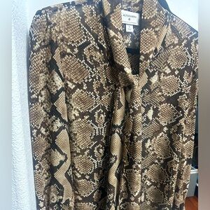 Brown business bow top from Altuzarra